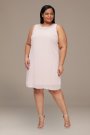 Plus Size Chiffon Tank Sheath with Matching Jacket SL Fashions 9470367