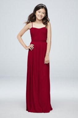 Style-Your-Way 6 Tie Junior Bridesmaid Dress David's Bridal JB9883