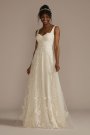 Sweetheart Tank Lace Applique A-Line Wedding Dress MS251267