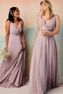 V-Neck Tank Full Skirt Bridesmaid Dress David's Bridal F20228