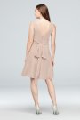 Surplice Tank Short Chiffon Bridesmaid Dress David's Bridal F19964