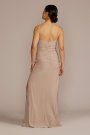 Ruched Jersey Spaghetti Strap Bridesmaid Dress F20567