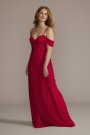 Jersey Twist Knot Empire Waist Bridesmaid Dress David's Bridal F20537