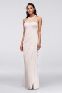 Long Mesh Dress with Illusion Halter Neckline David's Bridal F15662