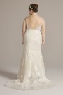 Mermaid Plus Size Wedding Gown with Ruffle Hem Melissa Sweet 8MS251256