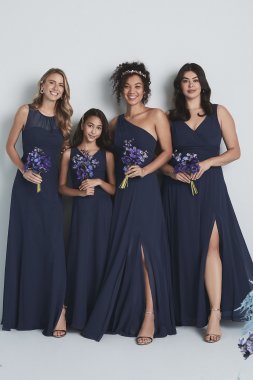 Surplice Tank Chiffon Junior Bridesmaid Dress David's Bridal JB9884