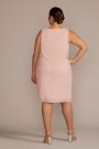 Plus Embellished Scoop Neck Short Jacket Dress RM Richards 2583W