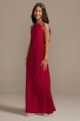 High Neck Chiffon Junior Bridesmaid Dress David's Bridal JB9898