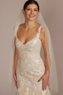 Off the Shoulder Floral Mermaid Wedding Gown DB Studio WG4059