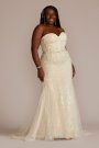 Sparkling Corset Bodice Plus Size Wedding Gown Galina Signature 9SWG920