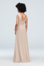 V-Neck Chiffon Tank Bridesmaid Dress David's Bridal F19938