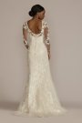 Beaded Tall Plus Wedding Dress with Overskirt CWG933