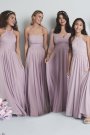 Mesh Illusion Long Sleeve Bridesmaid Dress David's Bridal F20170