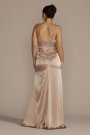 Spaghetti Strap Draped Charmeuse Bridesmaid Dress GS290120