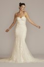 Sparkling Corset Bodice Petite Wedding Gown Galina Signature 7SWG920