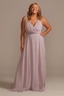 V-Neck Tank Full Skirt Bridesmaid Dress David's Bridal F20228