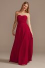 Strapless Full Skirt Bridesmaid Dress David's Bridal F20321