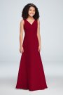 Surplice Tank Chiffon Junior Bridesmaid Dress David's Bridal JB9884