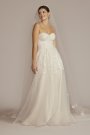 Strapless Beaded Glitter Tulle Wedding Gown Melissa Sweet MS251251