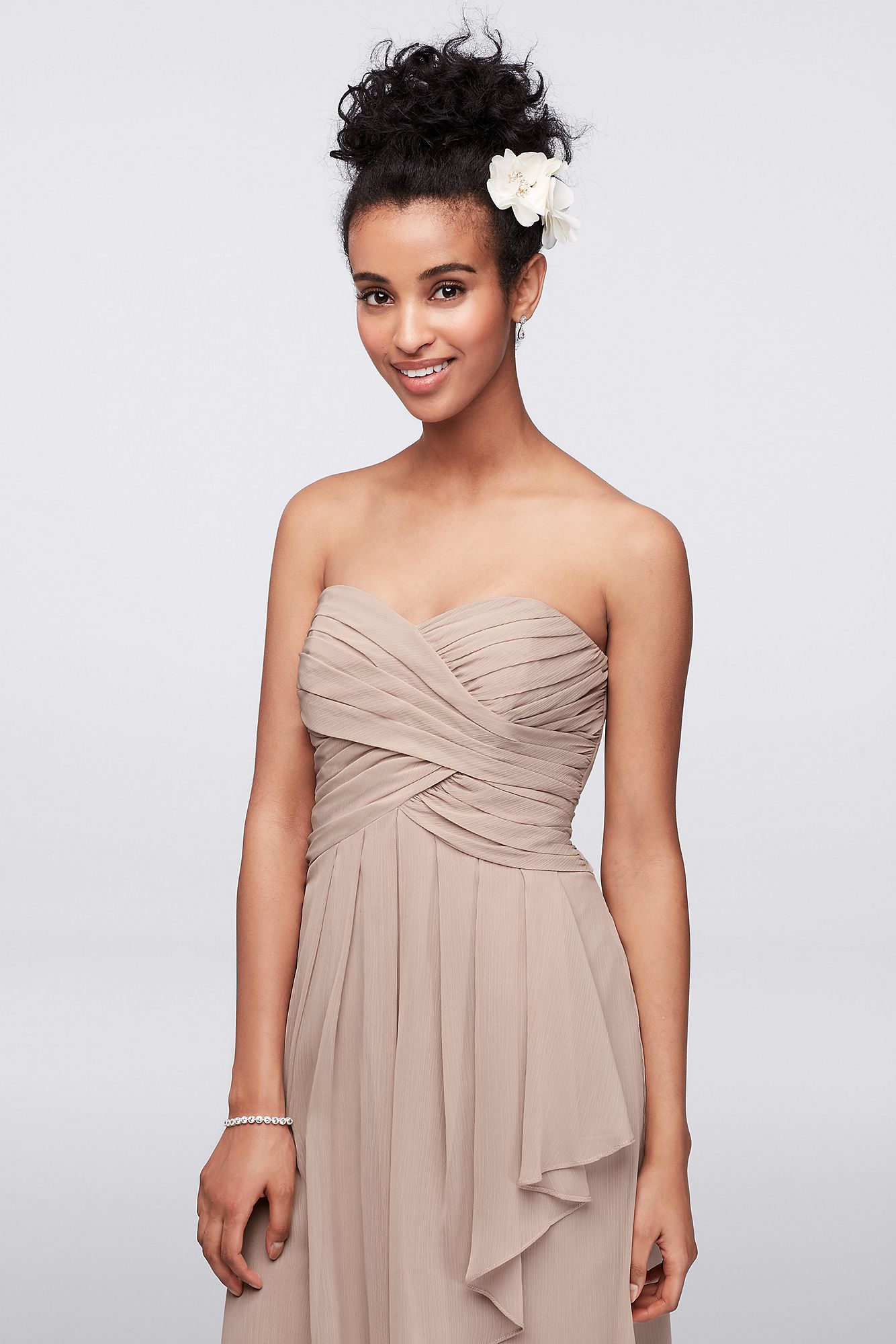 chiffon dress davids bridal